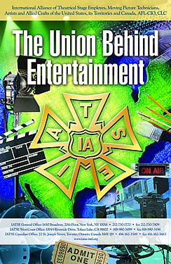 IATSE Adopts “The Union Behind Entertainment” Tagline