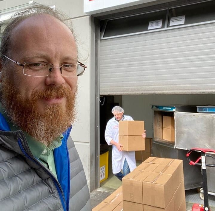 Local 669 Member, Luke Campbell, Teams with Non-Profit to Deliver Meals